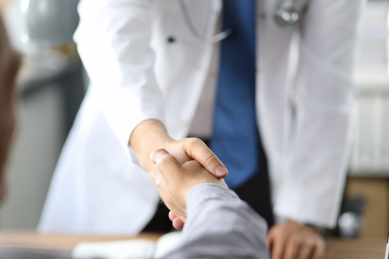 doctor handshake